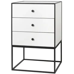 Audo Copenhagen Frame 49 sideboard with 3 drawers, white