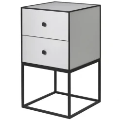 Audo Copenhagen Frame 35 sideboard with 2 drawers, light grey