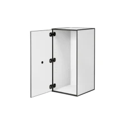 Audo Copenhagen Frame 70 with door, 2 shelves, white