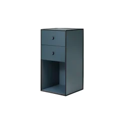 Audo Copenhagen Frame 70 with shelf, 2 drawers, fjord