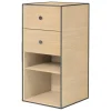 Audo Copenhagen Frame 70 with shelf, 2 drawers, oak