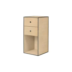 Audo Copenhagen Frame 70 with shelf, 2 drawers, oak