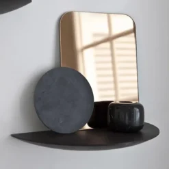 Audo Copenhagen Gridy Fungi shelf, small, black