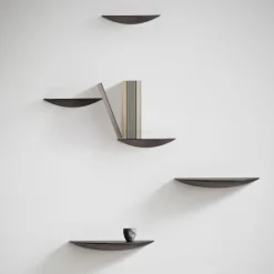 Audo Copenhagen Gridy Fungi shelf, large, light oak