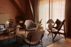 Audo Copenhagen Houkime rug, 200 x 300 cm, midnight blue