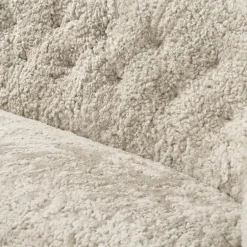 Audo Copenhagen Ingeborg sofa 2,5 seater, Moonlight sheepskin - smoked oak