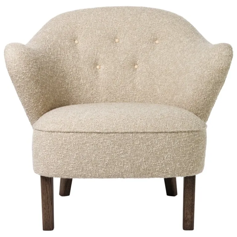 Audo Copenhagen Ingeborg lounge chair, Sahco Zero 001 - smoked oak