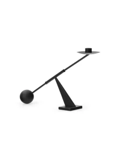 Audo Copenhagen Interconnect candle holder, small, black steel
