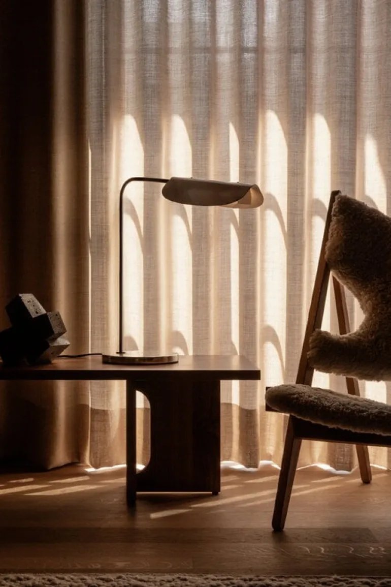 Audo Copenhagen Knitting Chair, oak - Nature sheepskin