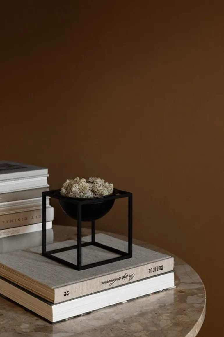 Audo Copenhagen Kubus Bowl, small, black