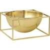 Audo Copenhagen Kubus Centrepiece bowl, large, gold-plated