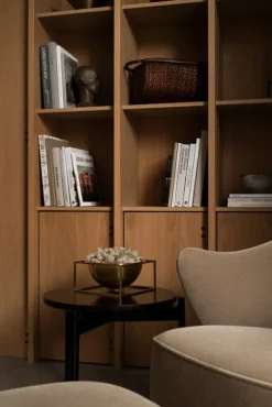 Audo Copenhagen Kubus Centrepiece bowl, large, gold-plated