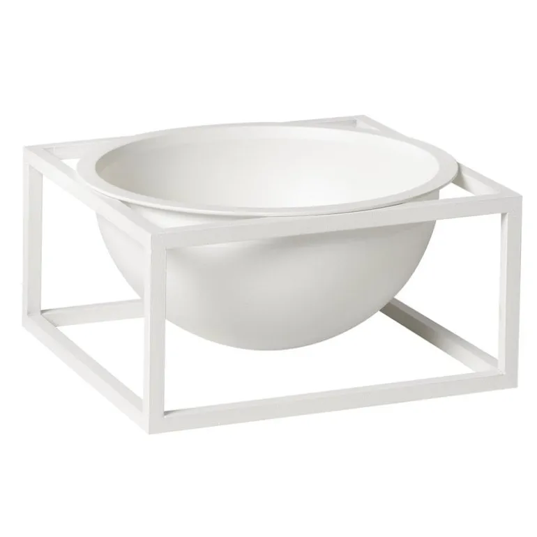 Audo Copenhagen Kubus Centrepiece bowl, small, white