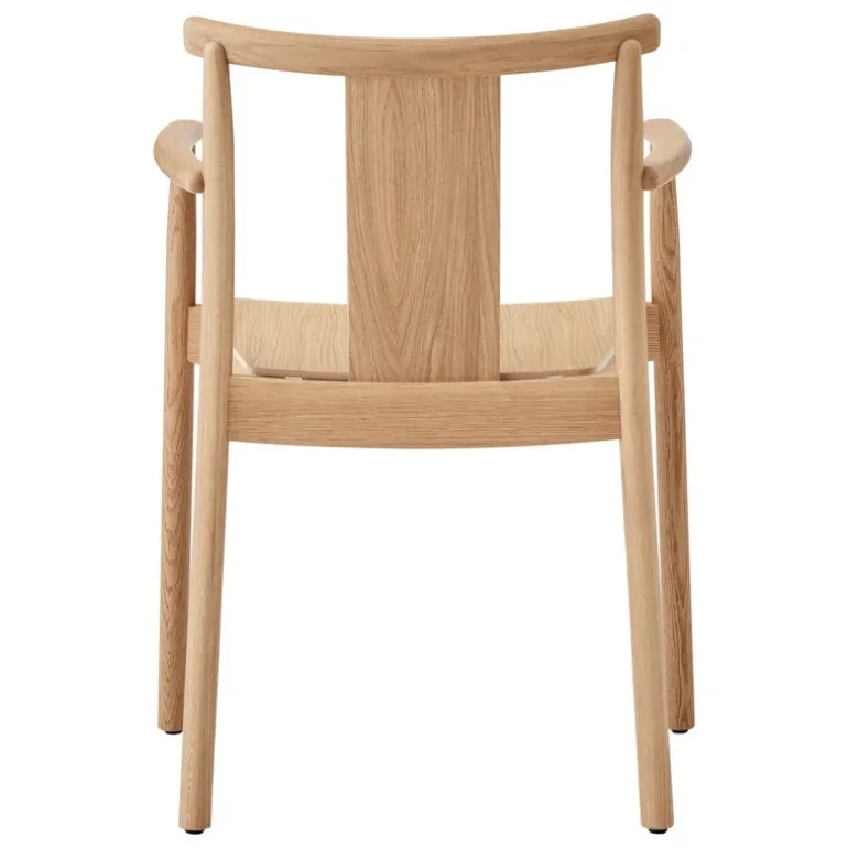 Audo Copenhagen Merkur dining chair with armrest, oak