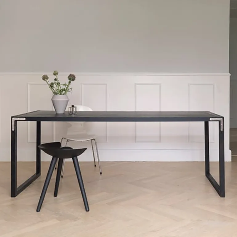 Audo Copenhagen ML42 stool, 48 cm, black stained beech