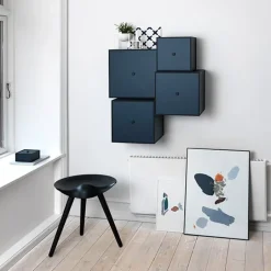 Audo Copenhagen ML42 stool, 48 cm, black stained beech