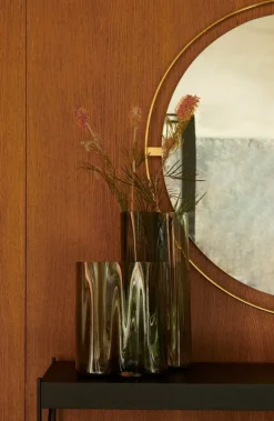 Audo Copenhagen Nimbus mirror 110 cm, polished brass