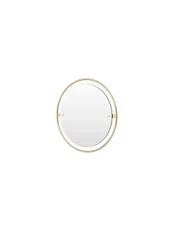 Audo Copenhagen Nimbus mirror 60 cm, polished brass