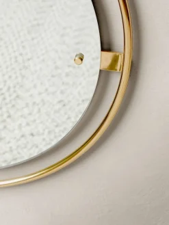 Audo Copenhagen Nimbus mirror 60 cm, polished brass
