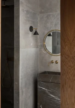 Audo Copenhagen Nimbus mirror 60 cm, polished brass