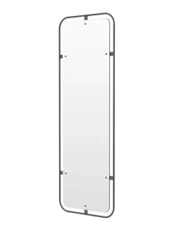 Audo Copenhagen Nimbus mirror, rectangular, bronzed brass