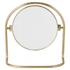 Audo Copenhagen Nimbus table mirror, polished brass