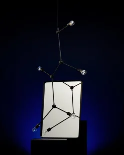 Audo Copenhagen Norm wall mirror, rectangular, 50 x 70 cm, black