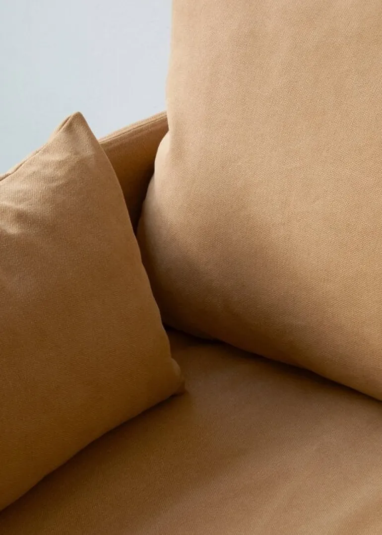 Audo Copenhagen Offset 1-seater with loose cover, wheat