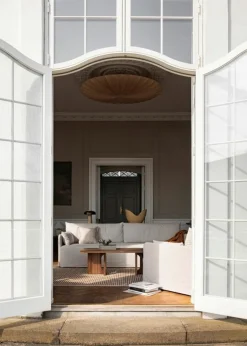 Audo Copenhagen Offset 3-seater sofa with loose cover, oat