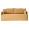 Audo Copenhagen Offset 2-seater sofa with loose cover, wheat