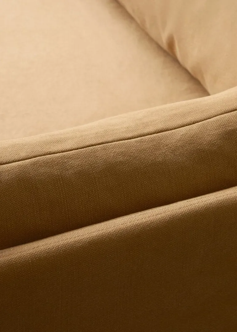 Audo Copenhagen Offset 2-seater sofa with loose cover, wheat