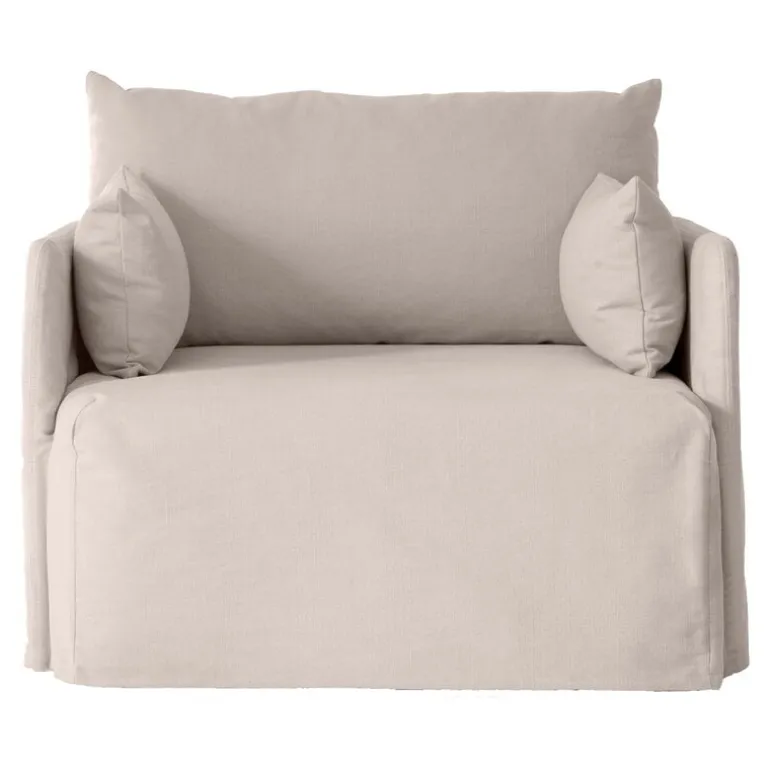 Audo Copenhagen Offset 1-seater with loose cover, oat
