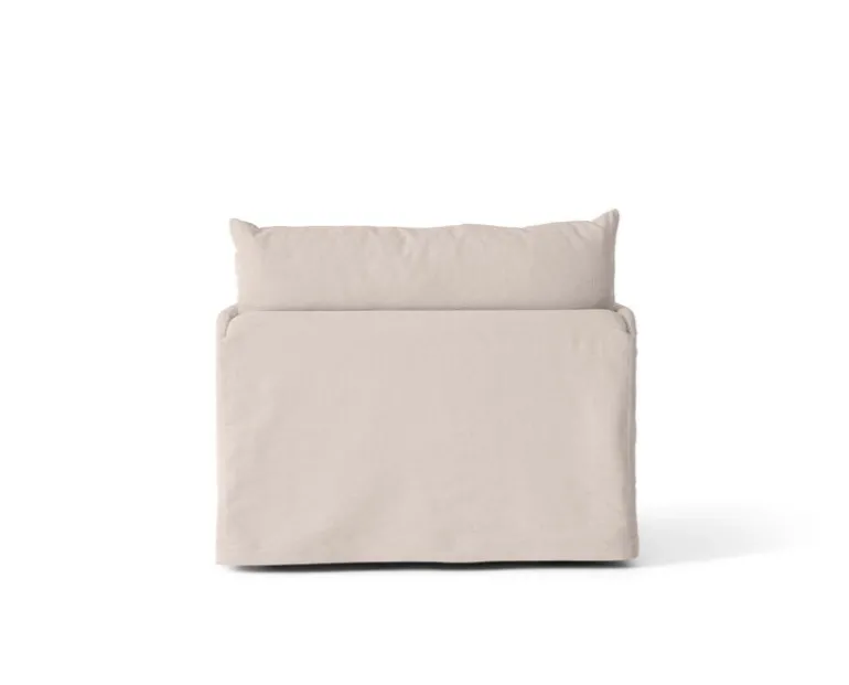 Audo Copenhagen Offset 1-seater with loose cover, oat