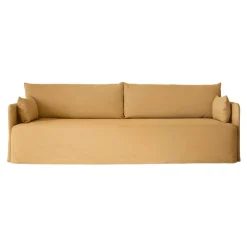 Audo Copenhagen Offset 3-seater sofa with loose cover, wheat