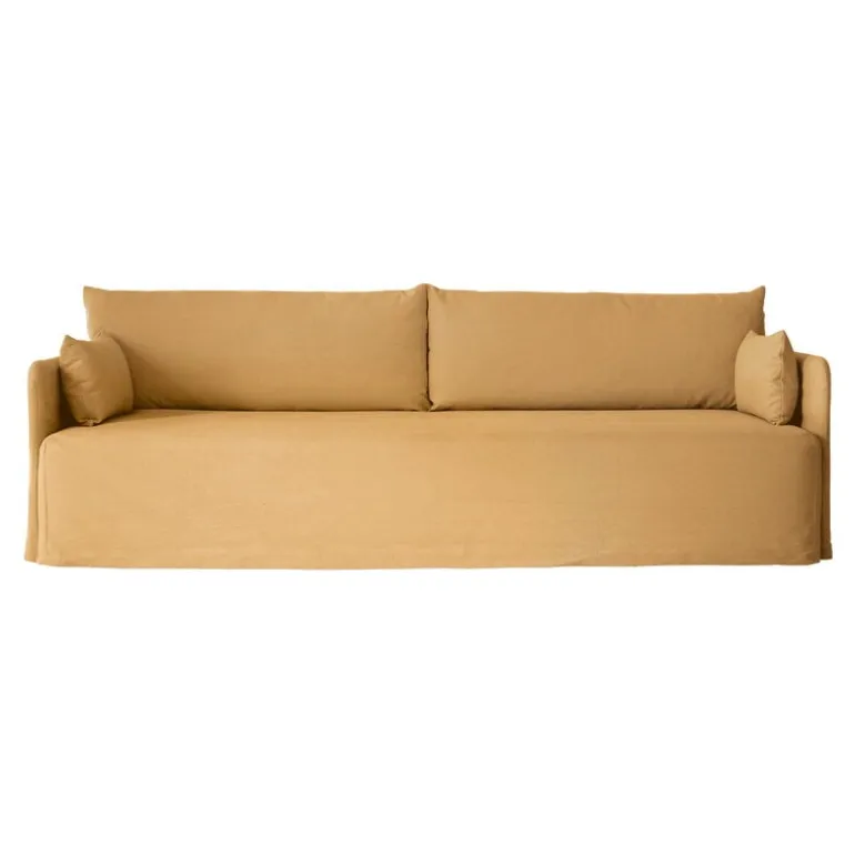 Audo Copenhagen Offset 3-seater sofa with loose cover, wheat