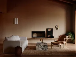 Audo Copenhagen Offset 2-seater sofa with loose cover, oat