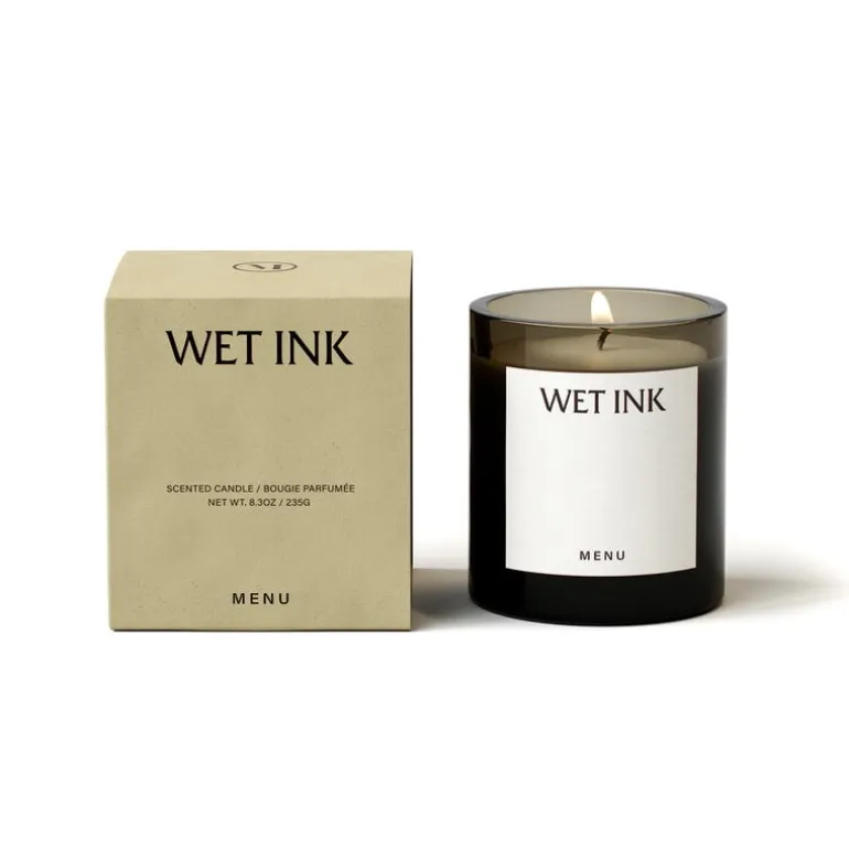 Audo Copenhagen Olfacte scented candle, 235 g, Wet Ink
