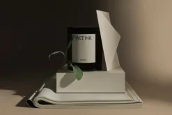 Audo Copenhagen Olfacte scented candle, 235 g, Wet Ink