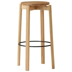 Audo Copenhagen Passage bar stool, 75 cm, oak