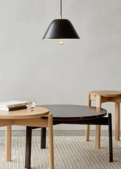 Audo Copenhagen Passage lounge table, 70 cm, dark oak