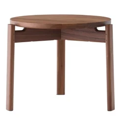 Audo Copenhagen Passage lounge table, 50 cm, walnut