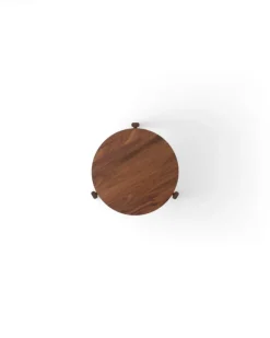 Audo Copenhagen Passage lounge table, 50 cm, walnut