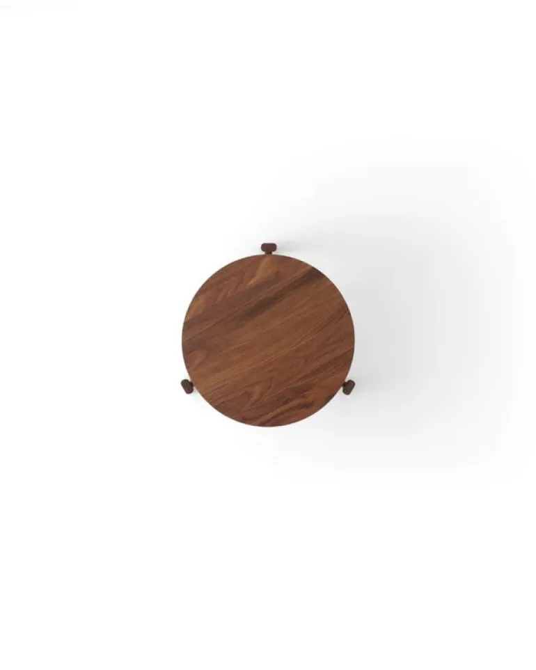 Audo Copenhagen Passage lounge table, 50 cm, walnut