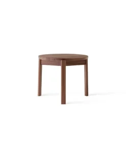 Audo Copenhagen Passage lounge table, 50 cm, walnut