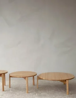 Audo Copenhagen Passage lounge table, 50 cm, oak