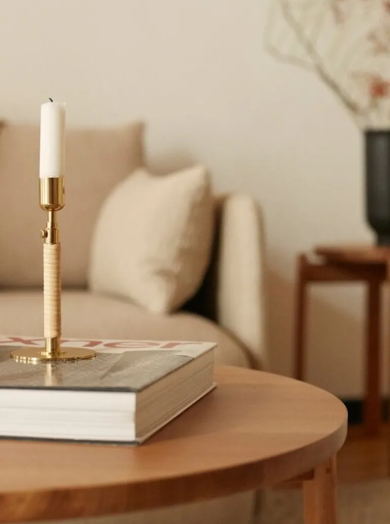 Audo Copenhagen Passage lounge table, 50 cm, oak