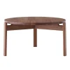 Audo Copenhagen Passage lounge table, 70 cm, walnut