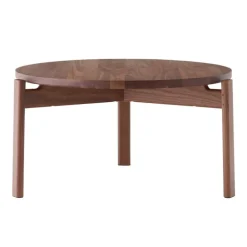 Audo Copenhagen Passage lounge table, 70 cm, walnut