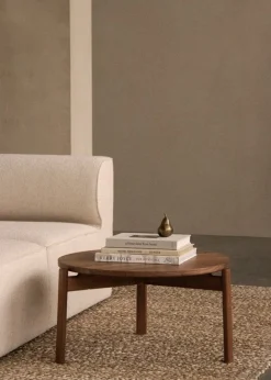 Audo Copenhagen Passage lounge table, 70 cm, walnut