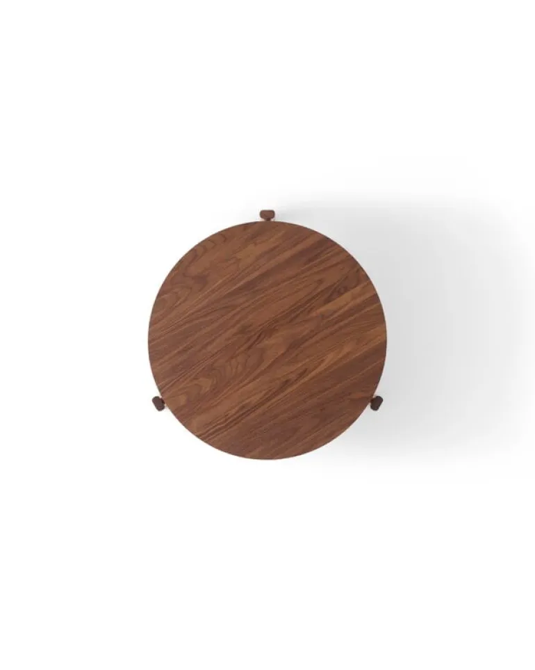 Audo Copenhagen Passage lounge table, 70 cm, walnut